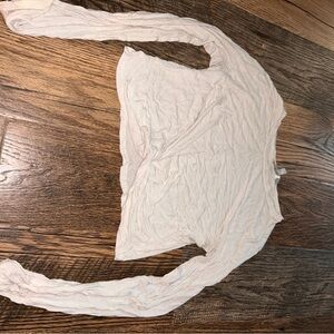 Gaze Cream Long Sleeve Blouse